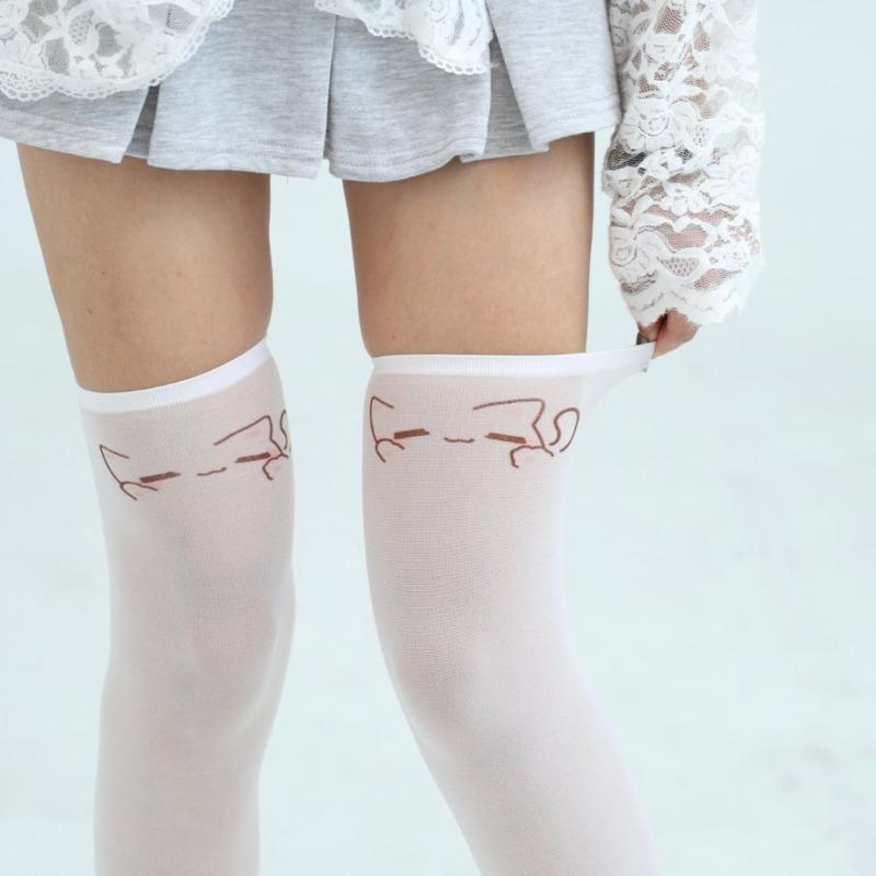 Overknee-Socken Damen Strümpfe Dessous Ultradünne Transparente Oberschenkelhohe Socken Sexy Spitze Schleife Lange Socken Oberschenkelhohe Strümpfe