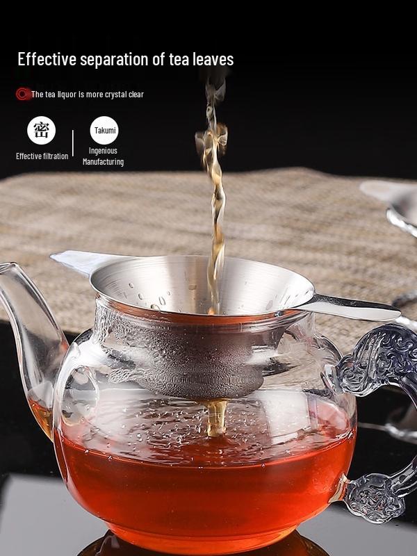 304 Stainless Steel Tea Strainer with Stand