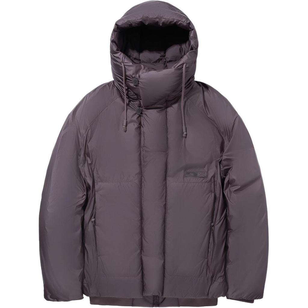 Li Ning X Jackie Chan Collaboration Kung Fu Series Hooded Zipper Solid Color Loose Down Jacket Men Outerwear AYMV303-5