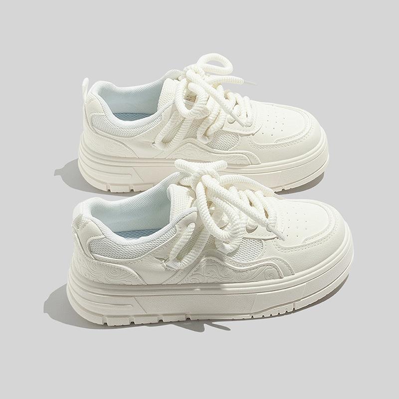 Student breathable mesh 22 summer new casual thick baseplate shoes 35