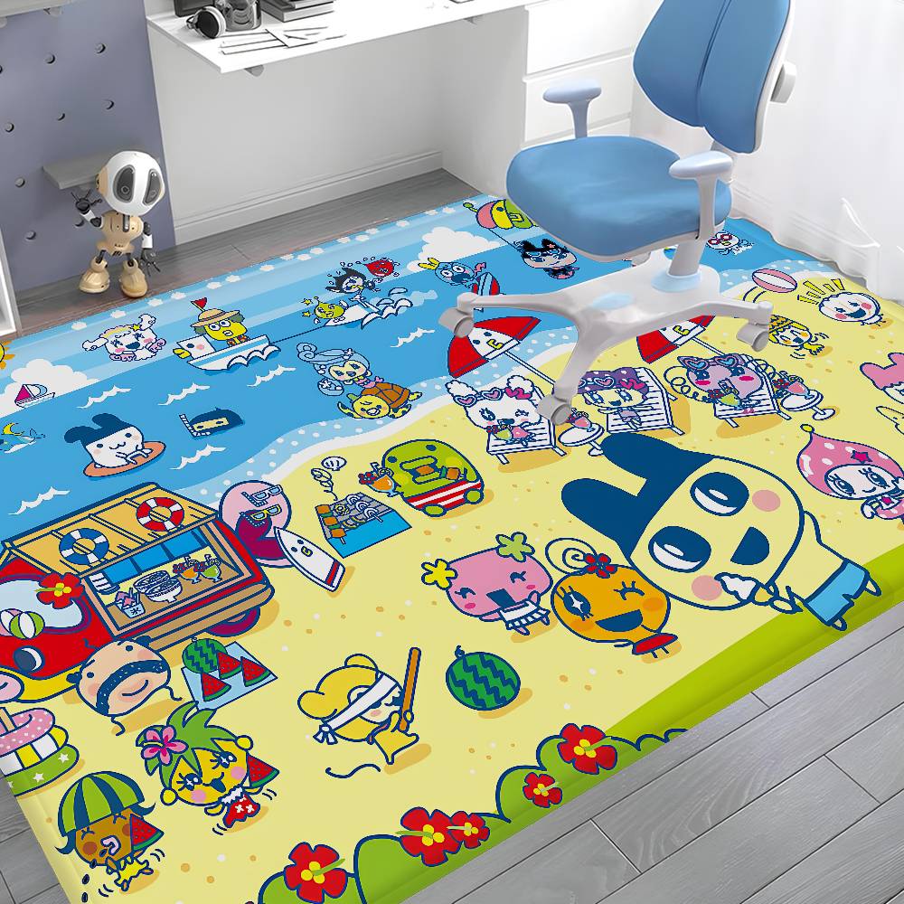 מחצלת רצפה למשחק T-Tamagotchi קלאסי Cut Friend, מחצלת לא מחליקה לחדר כביסה, קישוט לחדר כביסה, מרפסת, חדר ילדים, חדר מגורים, מחצלות ליד המיטה