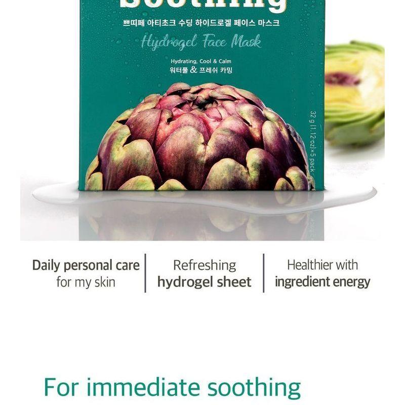 PETITFEE - Artichoke Soothing Hydrogel Face Mask Set
