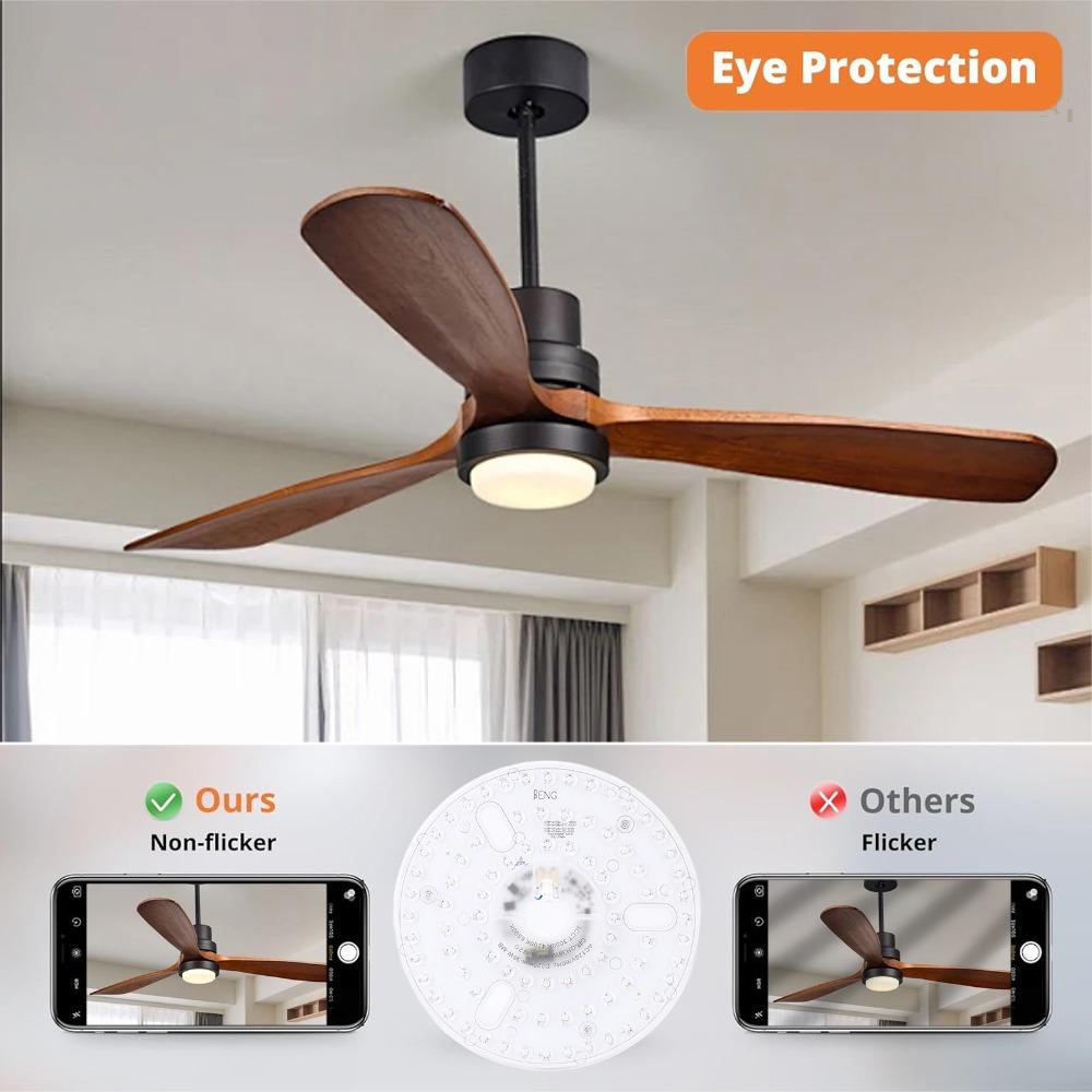 120V Ceiling Fan LED Light Replacement 36W LED Ceiling Fan Light Retrofit  For Living Rooms