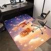 1pc Deer Carpet Office Rug Outdoor Mat Home Decor Area Carpet Festival Gift