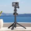 180°Adjustable Action Camera Mount Adapter For Tripod Monopod Selfies Stick With Universal 1/4Inch Thread Cold Shoe