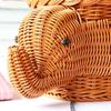 Charm Elegant Elephant Designs Handmade Sturdy Storage Baskets for Decoration and Storage Versatile Organizers