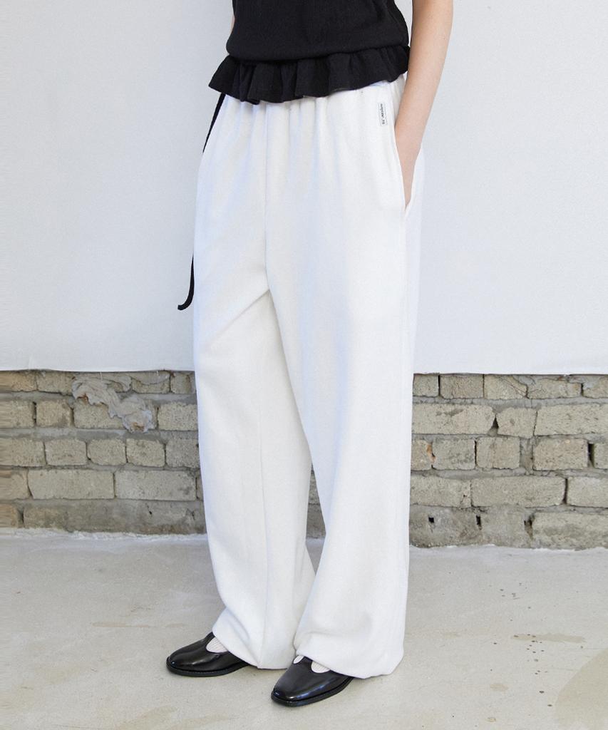Lense Rs String Wide Sweat Pants White