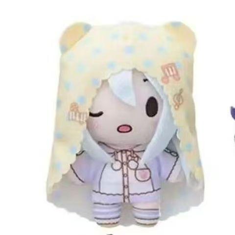 10cm Mizuki Akiyama Feng Xiaomen Kawaii Katoenen Poppen Speelgoed Pluche Hanger Creatief Vergaderingsgeschenk Voor Vrienden Of Verjaardagscadeaus 10CM