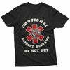 Lustiges Emotionales Nicht Streicheln Emotionaler Unterstützungs Ehemann Lustiges 100% Baumwolle T-Shirt Herren T-Shirts Oberteil