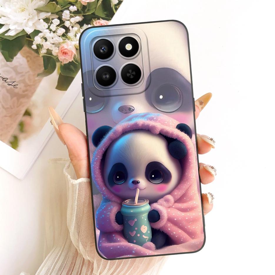 Etui For Honor 400 Smart 5G LGN-NX1 Urocze Śmieszne Kreskówkowe Pokrowiec Odporne na Wstrząsy Etui na Telefon Dla Honor X7d 4G HonorX7d 5G Miękkie Pokrowce Torby