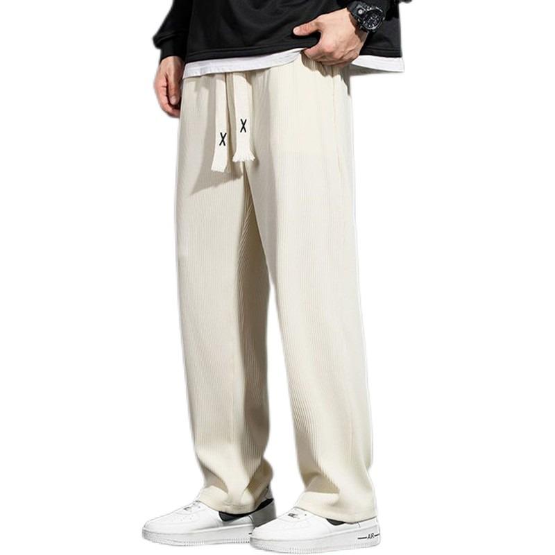 Men's Lightweight Quick-Dry Loose Fit Sports Pants for Spring and Autumn