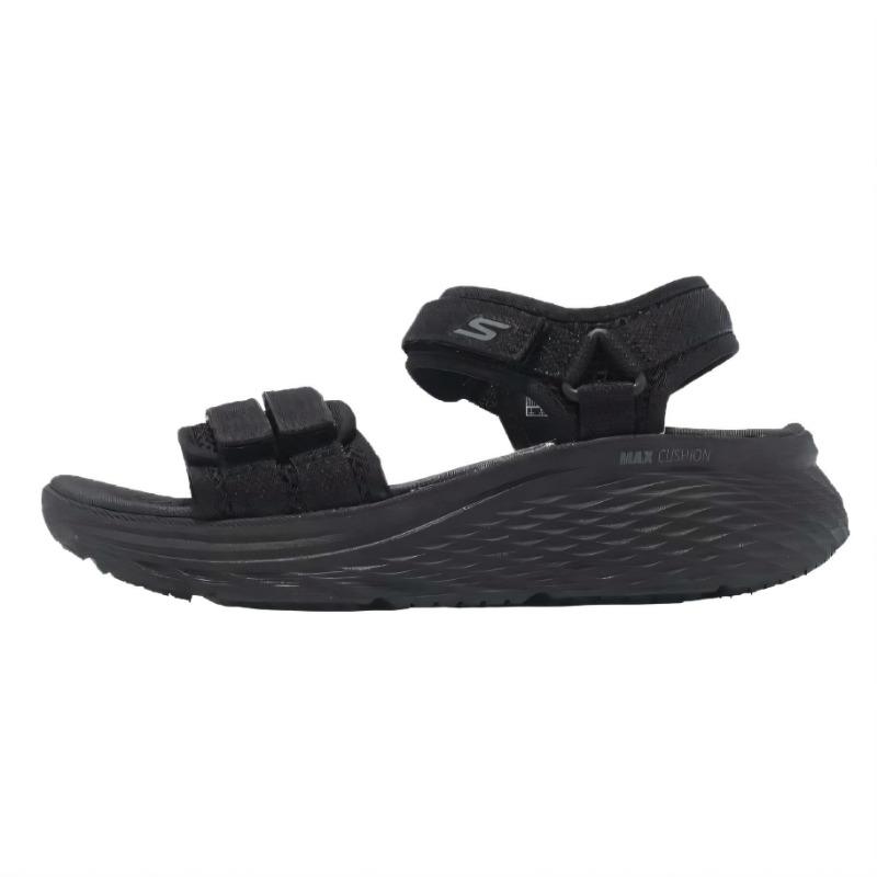 Skechers Max Cushioning Elite 2 Women Slide Sandals Black 141617-BBK 35
