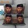 Custom Crash Landing On You Hyun Bin KPOP Pillowcase 45X45cm Wedding Decorative Eco-Friendly Cotton Linen Fabric Pillow Case