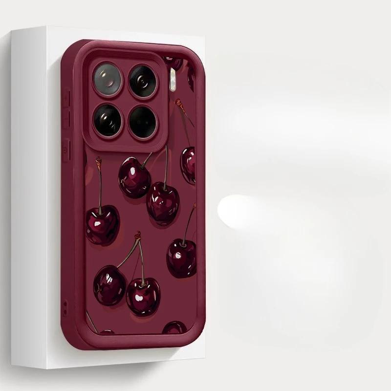 Case for Motorola Moto Edge 50 60 Fusion Pro Stylus 40 Neo 70 G84 G85 G54 G75 G05 G34 G56 G86 Luxury Cute Cherry Matte TPU Cover