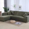 Solid Color Sofa Covers for Living Room Elastic Sofa Cover L Shaped Corner Couch Cover Slipcover Chair Protector 1/2/3/4 Seater