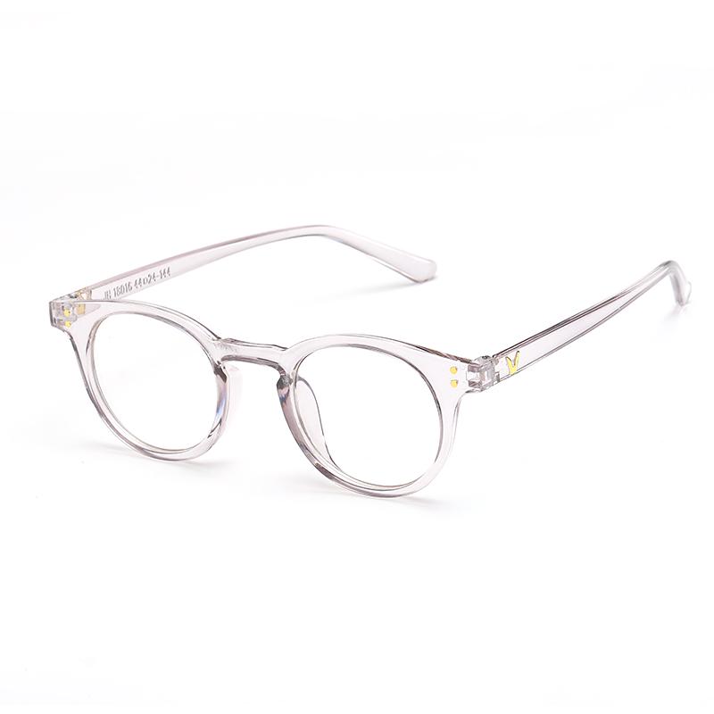 big round clear glasses