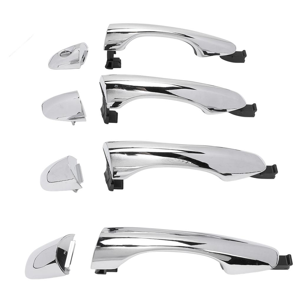 4PCS Outside Door Handle Set ABS Chrome Smooth Operation Comfortable Grip 82651C5010 for Sorento 2016 to 2020