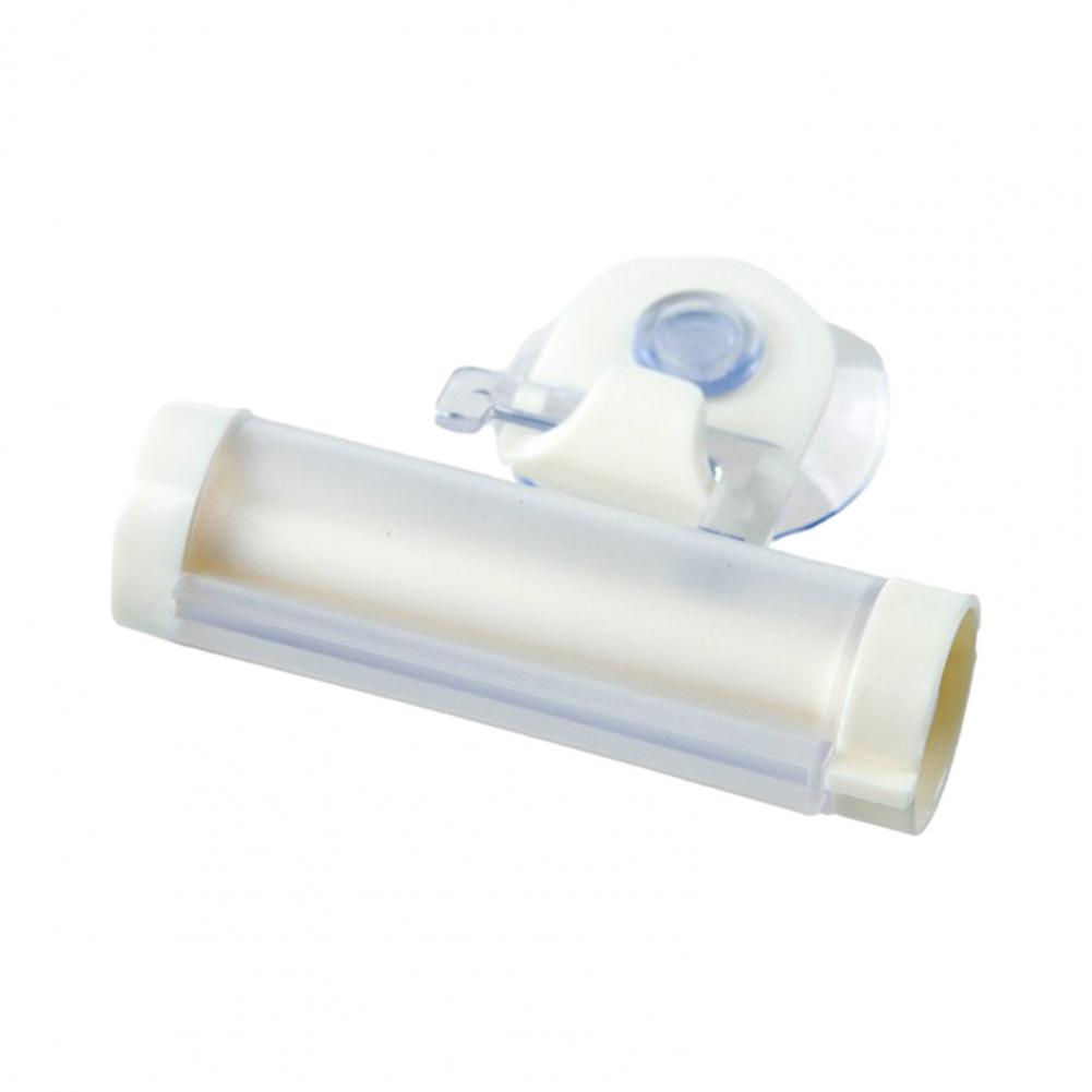 Toothpaste Squeezer with Suction Cup Design Plastic Rolling Squeezer Toothpaste Dispenser Tube Home Toothpaste Squeezers