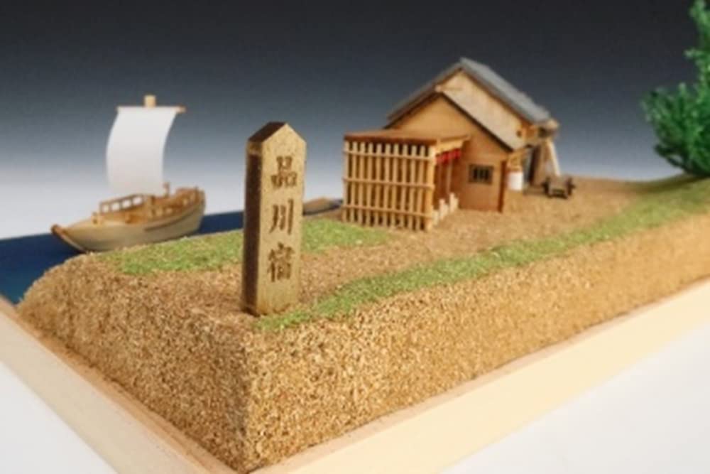 Woody Joe Stations of the Tokaido Wooden Model Assembly Kit Fifty-three Series Shinagawa-shuku (Shinagawa Inn) Non-Scale