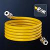 Household Armored Gas Pipe Gas Dryer Hose Kit Stainless Steel Stove Gas Line with Connector Detachable Natural Gas Pipe PVC