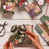 1roll Gift Wrapping Paper ChristmasTree Santa ClausWrapping Paper Birthday Gift Wrapping Paper Christmas Wrapping Paper Handmade