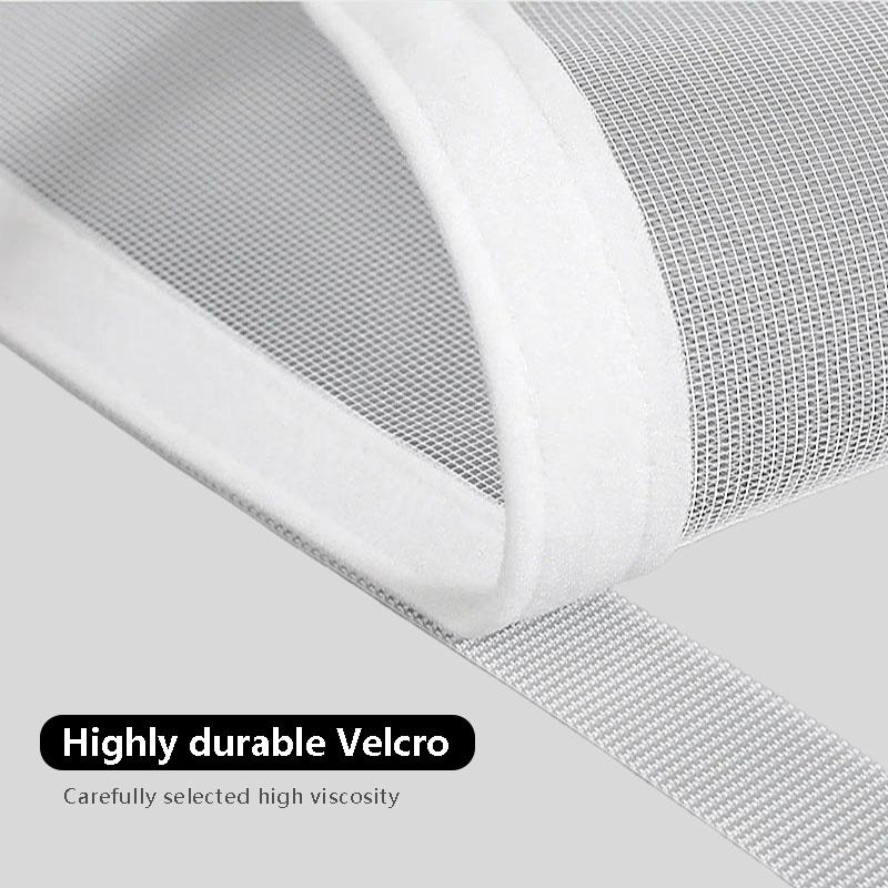 White mosquito net, self-adhesive window mesh without drilling, window insect-proof mesh suitable for doors and Windows. curtain