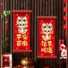 Wooden 2025 Snake Year Wall Hanging Chinese Style Spring Festival Couplet  Spring Festival Supplies