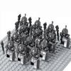 13Pcs Mini Gondor Battle Spearman Body Gurad Infantry VS Roman Solider Eomer Rohan Warriorr Figures Blocks Set Toys for Kids
