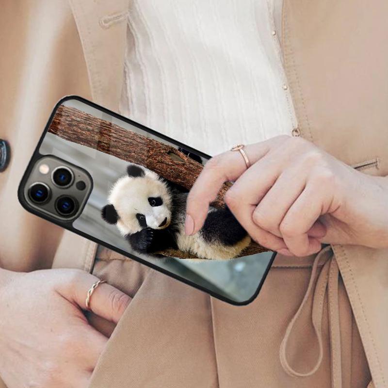 Panda Animal Cute Bear Magnetic Phone Case For APPLE iPhone 17 Air 16 14 13 12 Pro Max 15 Plus Wireless Charge MagSafe Cover