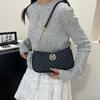 Fashion Retro Trend Printed Letter Women's Handbag High-end Texture Temperament Versatile Shoulder Armpit Bag