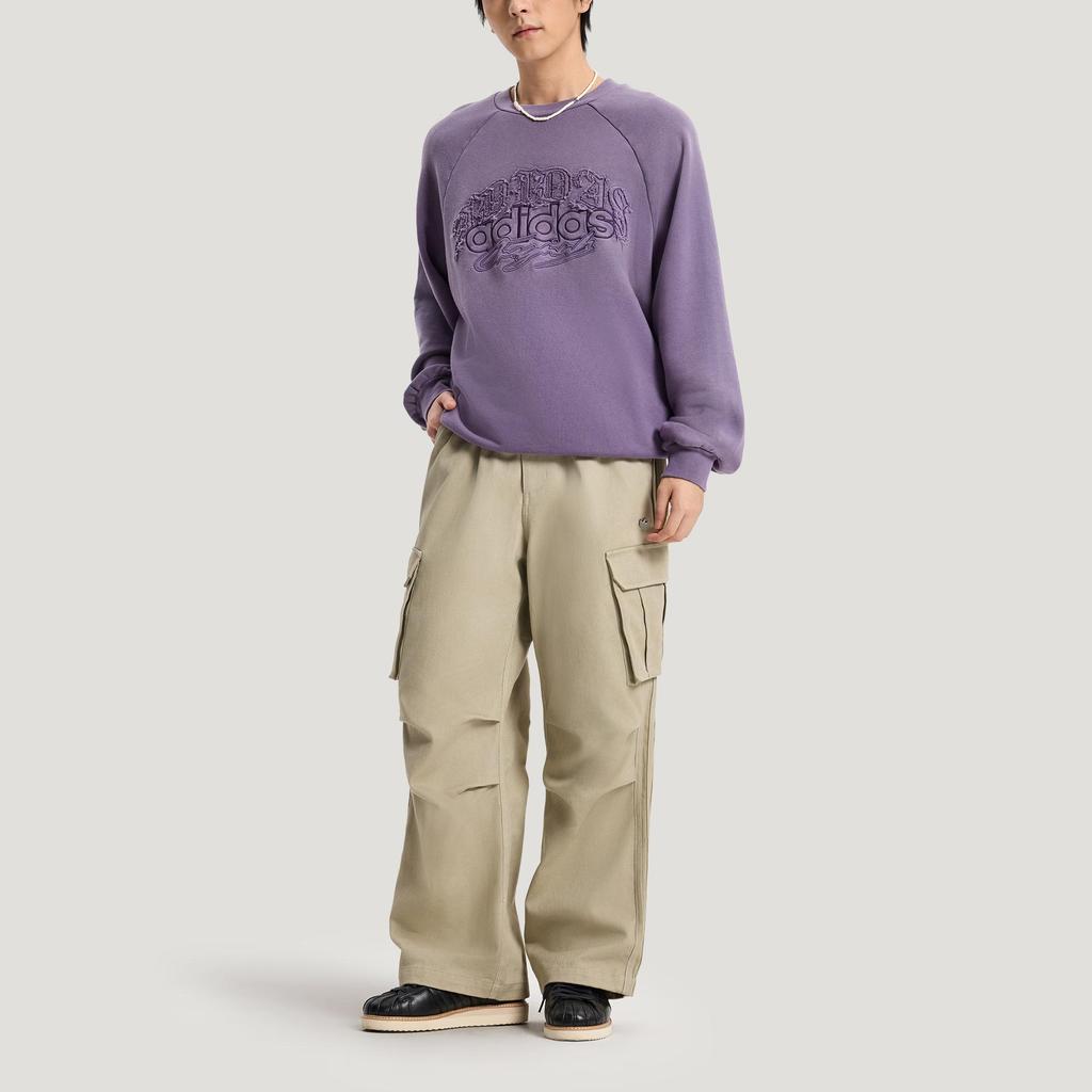 adidas Originals Men's Crewneck Sweatshirt Purple KR5048