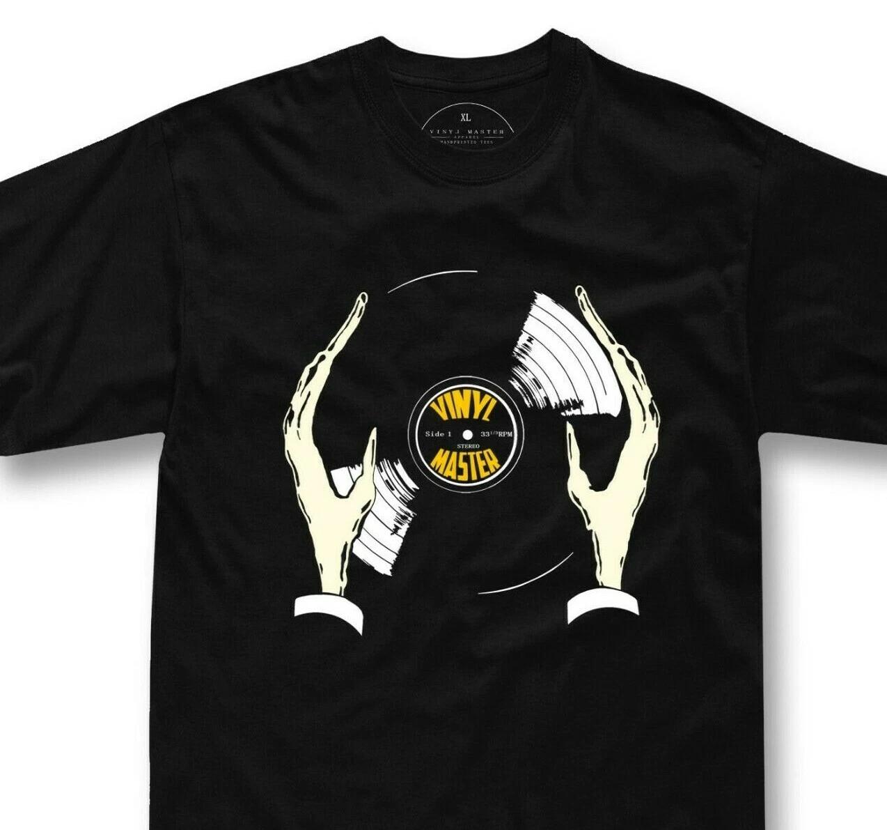 

vinyl music T shirt turntable technics record alien 80 s T shirt XL
