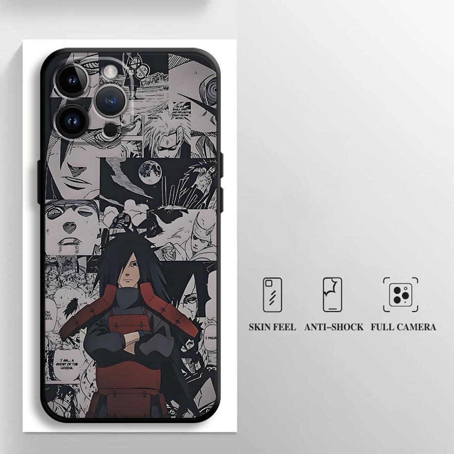 

Uchiha Madara Cool Case for iPhone XS Max XR 13 12 11 17 Pro Max 17Air 15 16 14 Plus 7 8 Black Soft Phone Cover iPhone 12 Pro Max