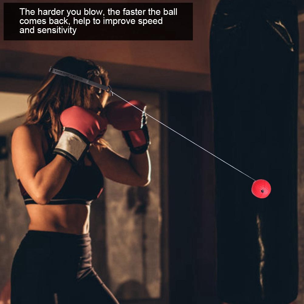 Adult Boxing Punch Exercise Ball with Head Band Equipment for Reflex Speed Training