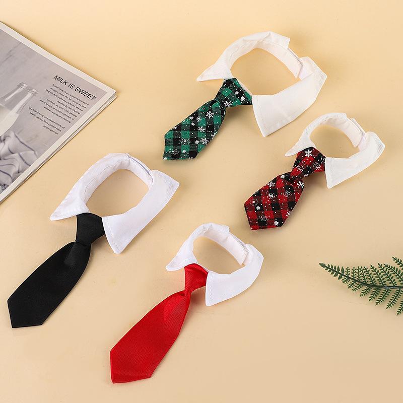 Pet Cat Bow Tie Cat Suit Neck Warmer Cat Bow Collar British Style Dog Tie Dog Accessories Puppy