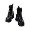 Women's High-heeled Short Boots Autumn and Winter New Waterproof Table Thick-heeled Large-size Thick-soled Roman Boots