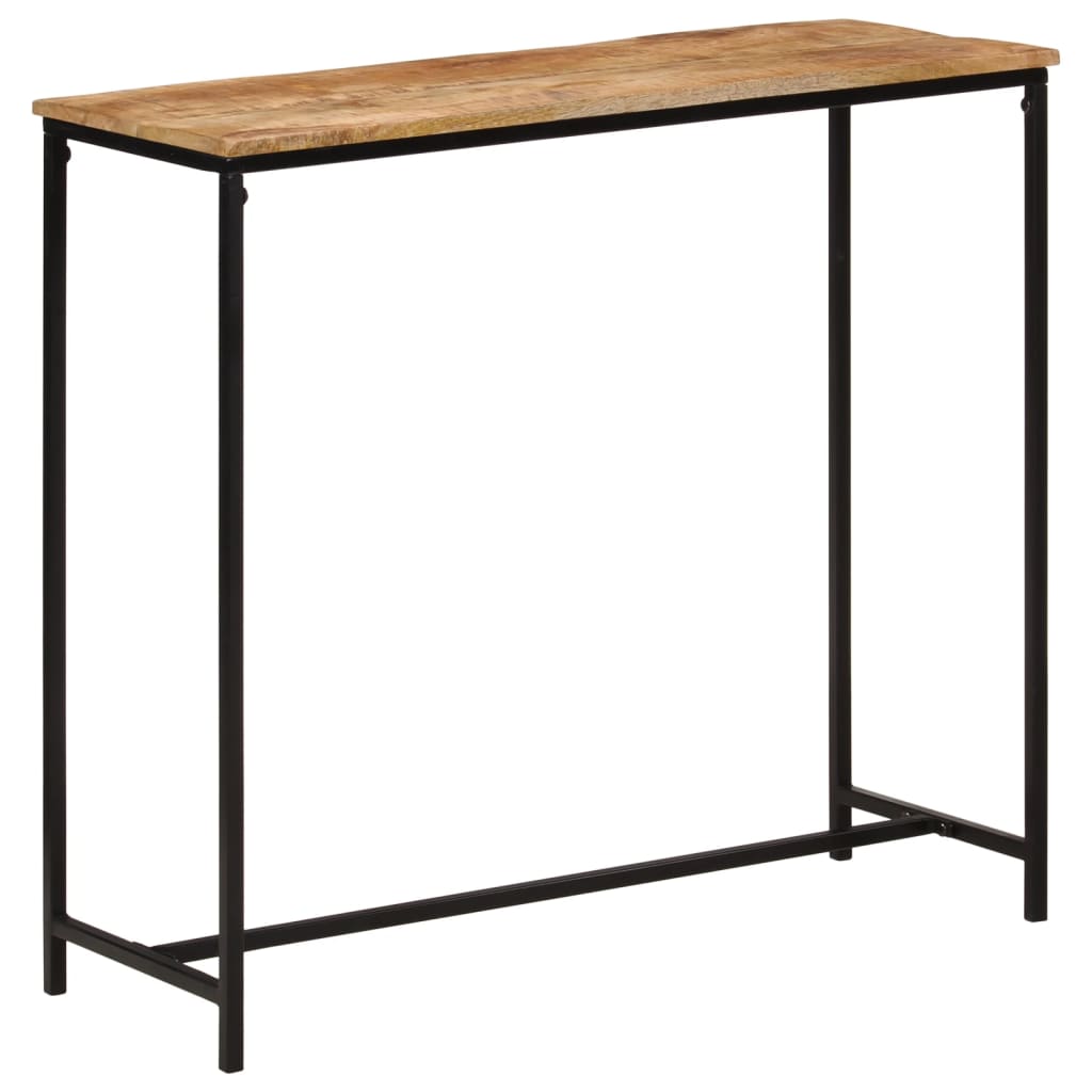Console Table 80x30x74 cm Solid Mango Wood and Iron