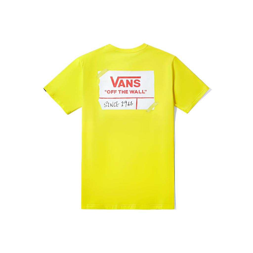Vans T-shirt in Cotone a Maniche Corte Ap Diy Drop Unisex Top Giallo VN0A3ZN51L5