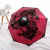 1 PC Automatic Folding Umbrella - Viking Shield Pattern, Portable & Foldable Design with 8 Ribs, Christmas Birthday Gifts