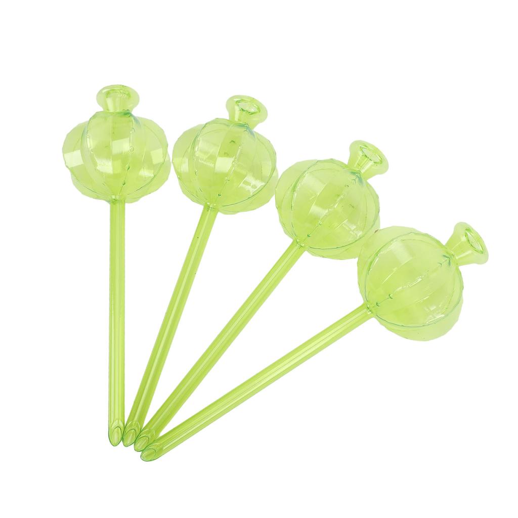 4PCS Self Watering Planter Inserts Transparent Plastic Automatic Plant Watering Globe for Gardening