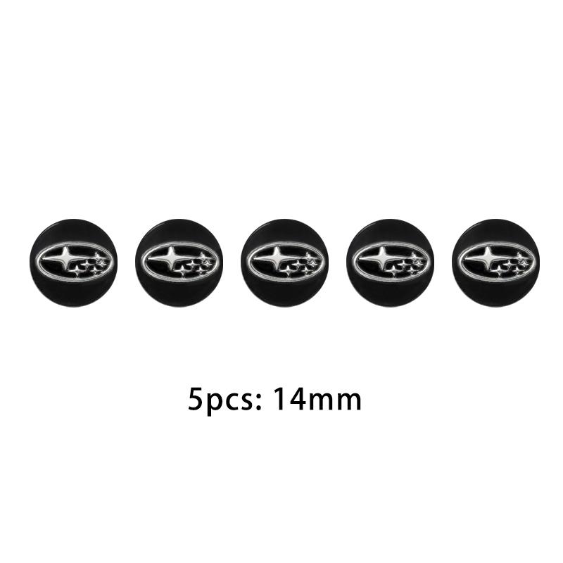 5/10PCS Car Smart Remote Key Stickers Emblem Decoration Decal Accessories For Subaru Forester XV STI Legacy BRZ Crosstrek Ascent bu4