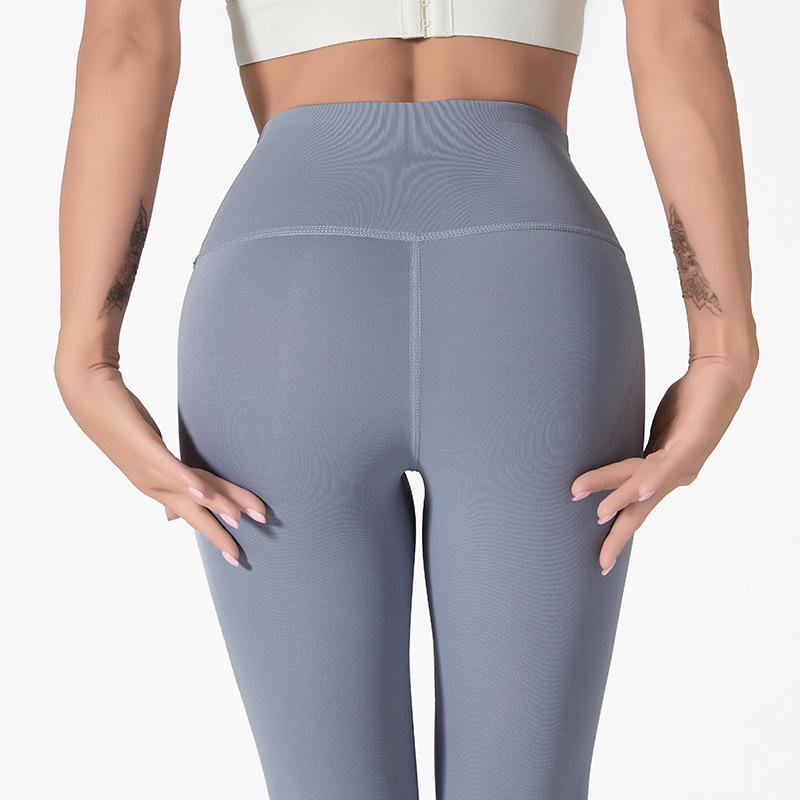 Kalhoty na jógu Peach Lift: Bezešvé fitness legíny s vysokým pasem pro ženy