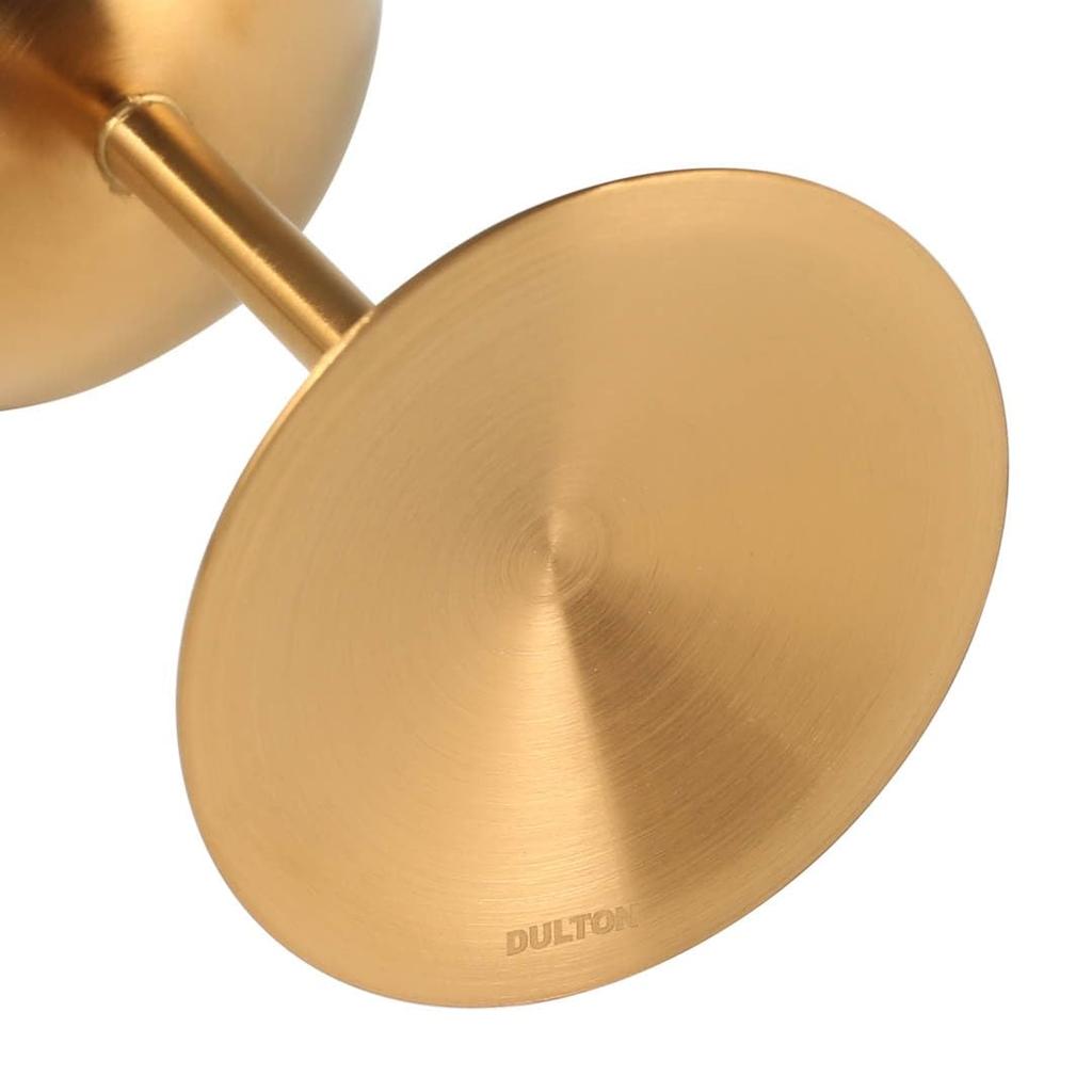 Dulton Wine Glass Stainless Steel Matte Gold Expressive Wine Glass That Is Not Bound by Time or Place Height 180mm 350ml 74mm Capacity M-0519MGD