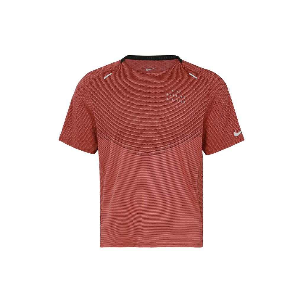 Nike Letter Print Breathable Crew Neck Short Sleeve T-Shirt Men Tops Light-Red Vintage-American DD4796-010