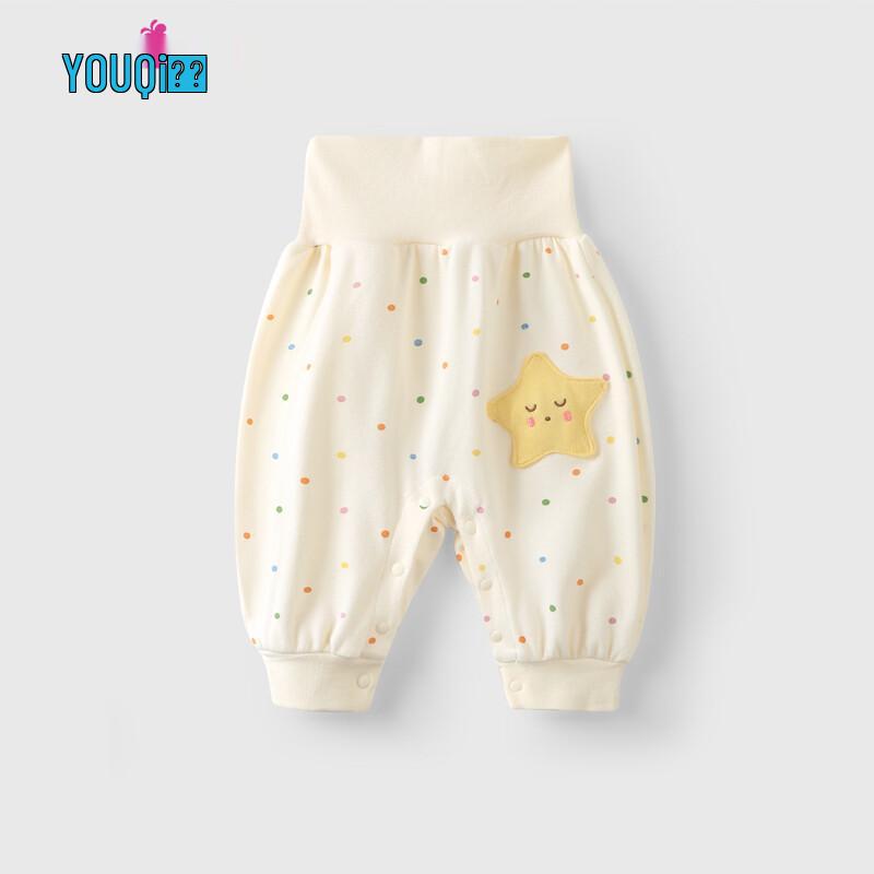 Youqi Baby Cotton High-Waist Trousers