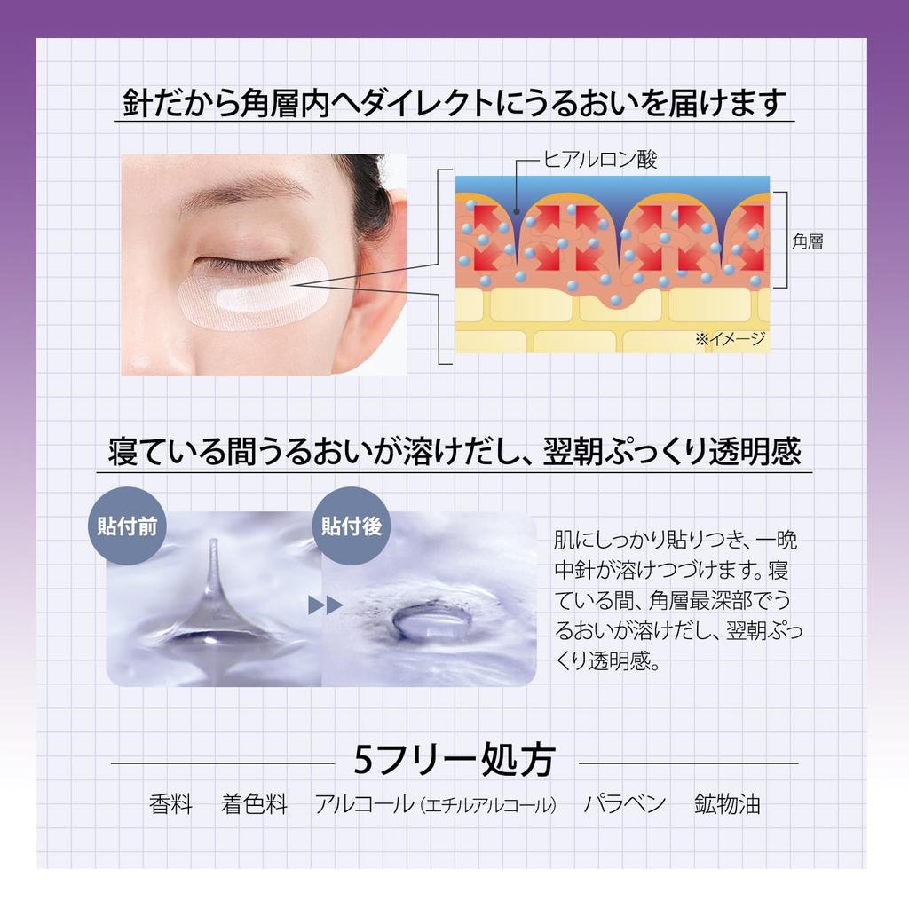 Clear Turn KOSE Hyalotune Micro 6 Patches, 3-fache Versorgung, (x 1)