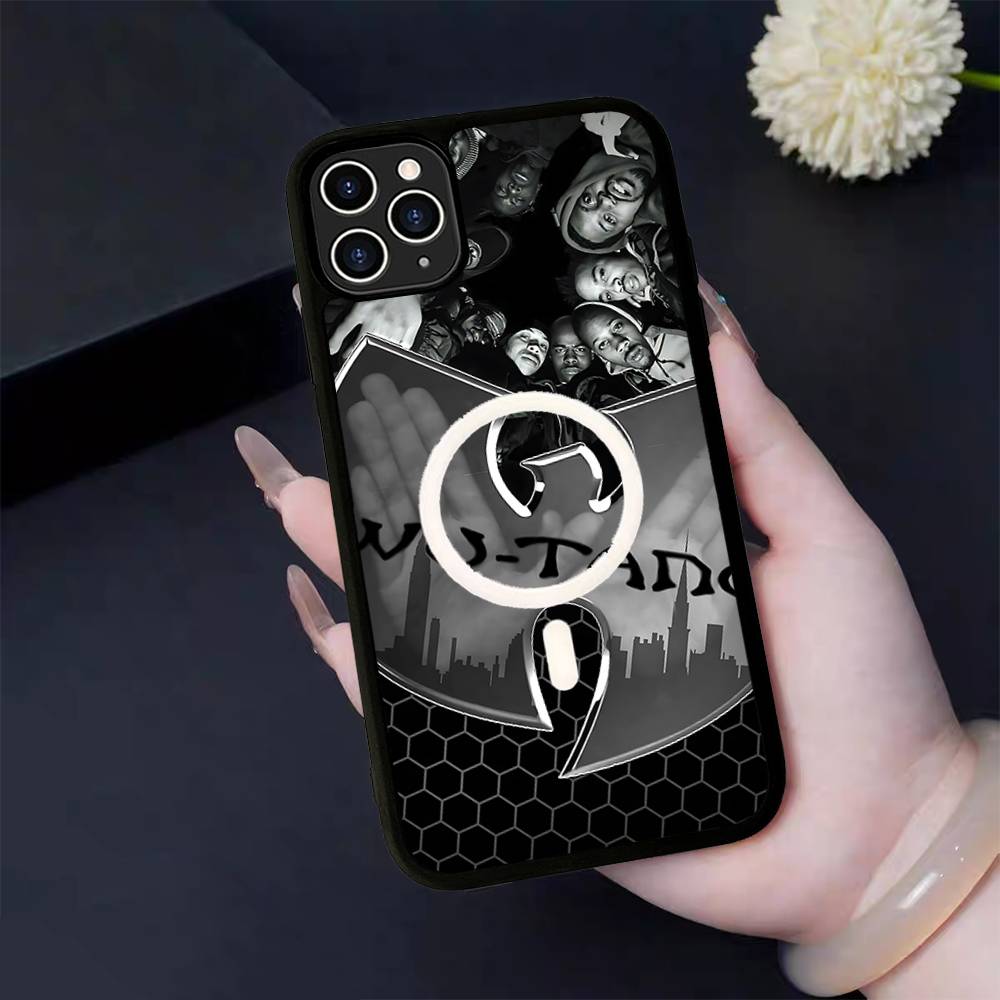Singer W-WU-T-TANG Magnetic Phone Case For IPhone 16 15 14 13 12 11 17 Pro Max Plus Wireless Charge Cover