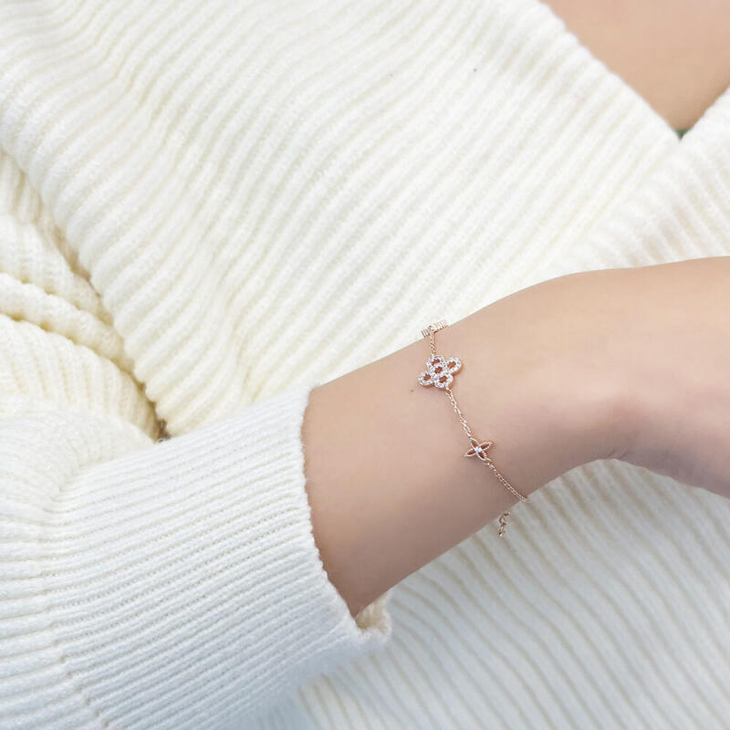 dieuamour 14KGP Paple bracelet