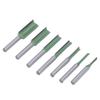7Pcs Straight Router Bit Round Shank Milling Cutter Tool Set Kit for Woodworking
