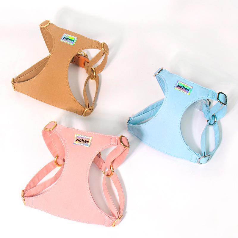 Puppy Pet Harness Vest and Leash Set Dog Harness Dog Leash For Small Dogs Teddy Pet Supplies